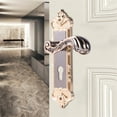 thumbnail image 3 of Cerradura de puerta Interior antirrobo para habitación, cerradura de puerta Vintage de aleación de aluminio Retro de estilo europeo, 3 of 5