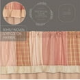 thumbnail image 6 of VHC Brands Sawyer Mill Curtain, Panel 63x36, Red Country, 6 of 7