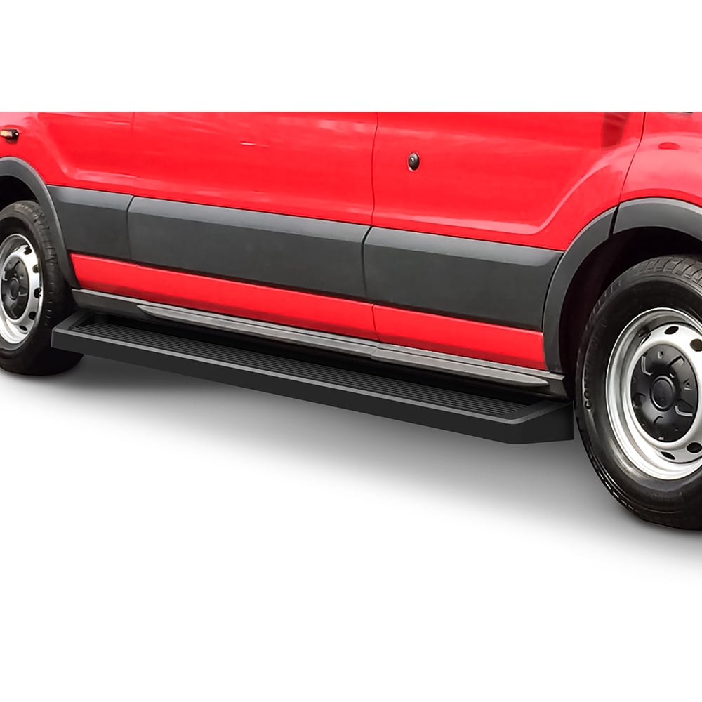 20152019 Ford Transit Van (Full Size) For 3 Door Models Only Black Finish 6 Inch iRunning Board