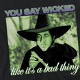 thumbnail image 2 of The Wizard of Oz Wicked Witch Women's Loose T-Shirt, Black, X-Large, 2 of 4