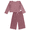 Rose, variant on Modern Moments by Gerber Toddler Girl Top and Wide Leg Pant Outfit Set, Sizes 12M-5T