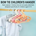 thumbnail image 6 of Up to 65% off Clearance Hooks/Hangers/Holders 10PCs Children Kids Plastic Coloured Coat Hangers Bow Clothes Hanger Kids Children, 6 of 8