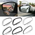 thumbnail image 2 of Car Blind Spot Mirror 360 Degree Adjustable Wide Angle Side Rear Mirrors Blind Spot for Parking Auxiliary Rear View Mirror white-left, 2 of 6