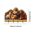 thumbnail image 3 of zhangmingg Wall Mounted Wooden Shelf Organizer for Home Display and Storage Decorative Key Holder Rack, 3 of 7