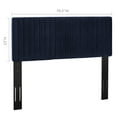 thumbnail image 4 of Modway Keira Performance Velvet King/California King Headboard in Midnight Blue, 4 of 7