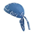 thumbnail image 2 of Beanie CAPS Breathable Headcloth Quick Dry Headscarf Sweat Absorbing Headband blue, 2 of 8
