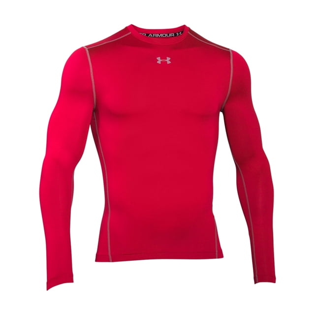 Camiseta básica Under Armour Cold Gear para hombre color rojo grande