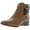 Cognac, variant on Karen Scott Womens Nadine Block Heel Leather Ankle Boots
