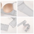thumbnail image 5 of Women's Bra Lace Lightly Padded Demi Full Coverage Plus Size Bras Underwire Support, 5 of 8