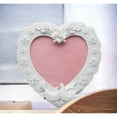 thumbnail image 2 of Ceramic Heart Frame with Flowers and Doves 7.75 x 8 Wedding Anniversary Decor, 2 of 3