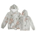 thumbnail image 4 of Camo Hoodies for Kids Boys Girls Cute Sweatshirt Maple Leaf Print Oversized Fleece Sweatshirts Classic Pullover with Pocket 14-Gray 160, 4 of 4