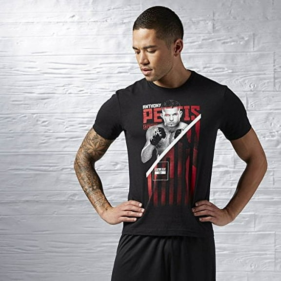 Reebok Combat UFC Anthony Pettis Slim Fit Fighter T-Shirt - Large - Black