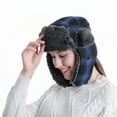 thumbnail image 2 of SPRING PARK Unisex Winter Hat Plaid Trapper Hat Hunting Hat for Men and Women Skiing for Cycling, 2 of 6
