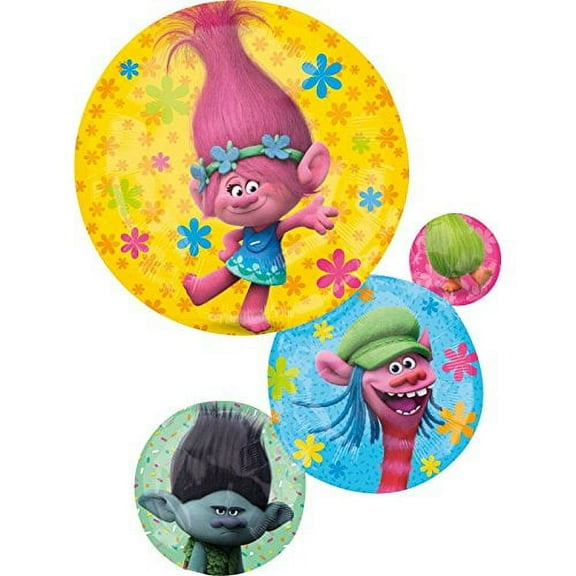 Anogram DreamWorks Trolls Foil Balloon Pack 22in x 28in