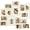 Gold, variant on Aluminum Gallery Wall Frame Set of 7, Including 1Pc 11x14, 2Pcs 8x10, 4Pcs 5x7 Photo Frames for Wall or Tabletop Display, Multiple Sizes Picture Frames Collage Wall Decor