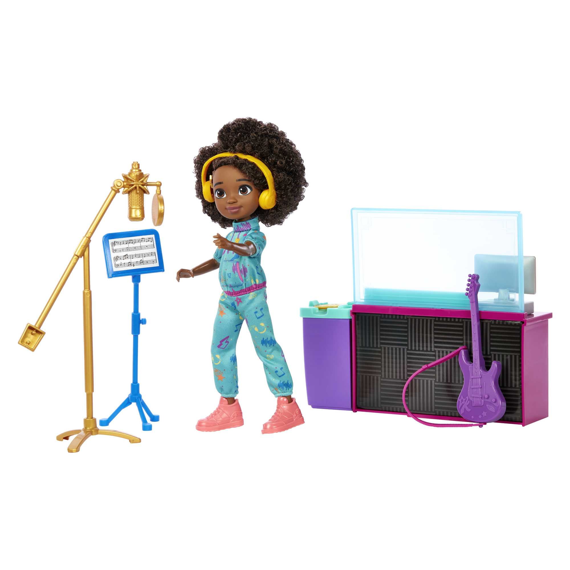 ?Karma’s World Sing & Rhyme Microphone (7.7ーin) with Lights & Sounds, Toys Karma\u0027s World Sing \u0026 Rhyme Microphone (7.7-in) with Lights