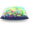 thumbnail image 4 of Abstract Floral Watercolor Pillow Covers 16 x 16 Inch Square Decor Giftsative Throw Pillow Covers Cushion Case for Sofa Couch Home Farmhouse Decor Gifts, 4 of 7