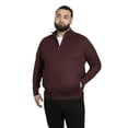 thumbnail image 4 of Duke Mens D555 Cramlington Knitted Quarter Zip Kingsize Sweatshirt, 4 of 5