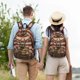 thumbnail image 4 of Disketp Patriotic Deer Soldier Salute print Canvas Backpack Lightweight Travel Daypack Student Rucksack Laptop Backpack-Small, 4 of 5