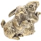 thumbnail image 2 of 2 figuras de conejo de latón, modelos pequeños de conejo, estatuas de conejo de latón, modelos de conejo exquisitos, 2 of 7