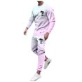 thumbnail image 1 of OJinShaWanO Ski Jacket Men Men's Loose Casual Coconut Tree Gradient Print Beach Holiday Set 1810, 1 of 4