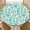 Aqua Garden, variant on ARTSLION Elastic Tablecloth For Round Tables, Waterproof Tablecover For Up To 60in Round Table, Dining Tablecover For Indoor And Outdoor, Holiday, Blue Gingham Check