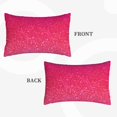 thumbnail image 2 of Sikiie Light Purple Glitter Print Plush Pillow Cover, Wrinkle-proof and Stain-resistant Pillow Protector without Pillow Core, Home Decoration-14"x20", 2 of 6