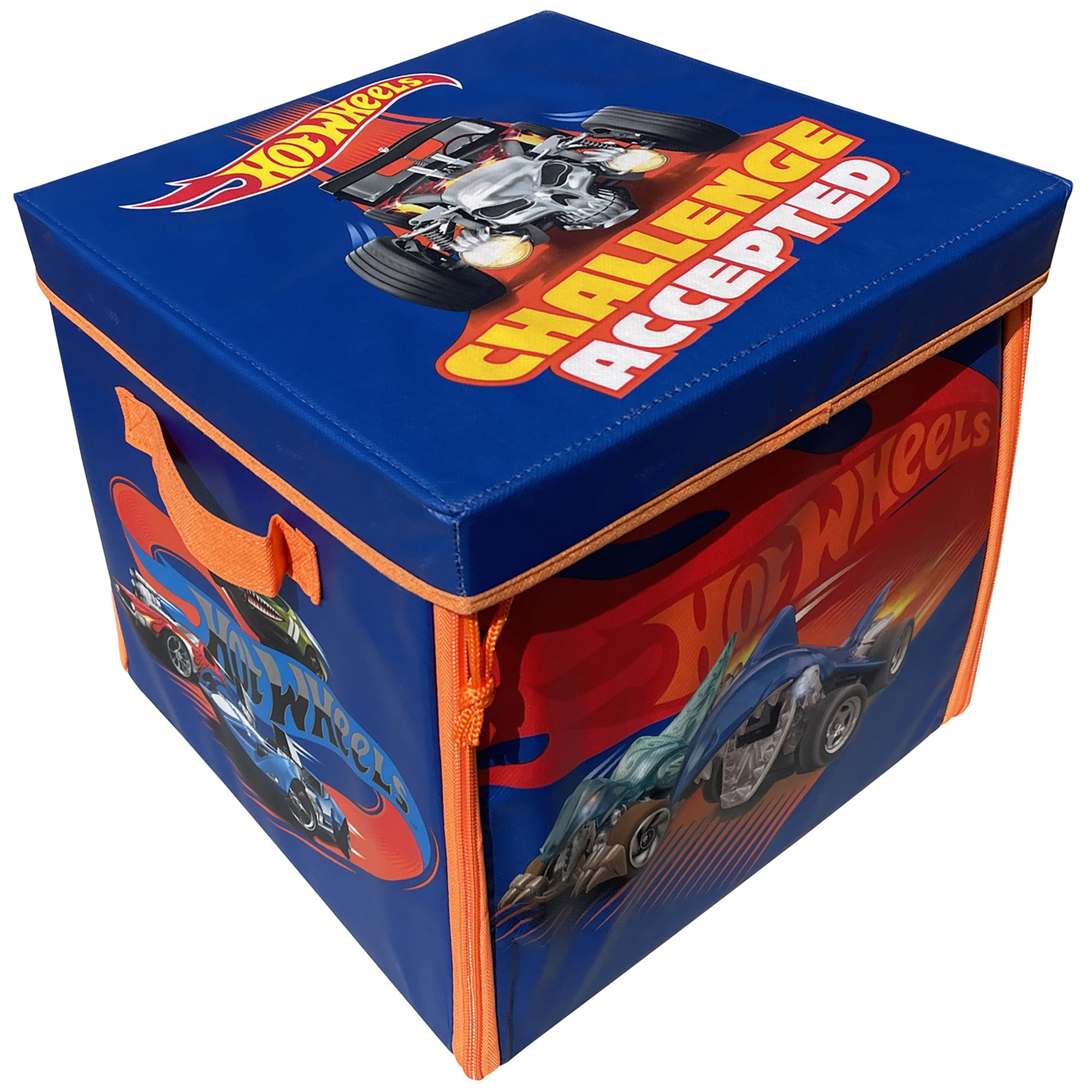 ZipBin Hot Wheels 300 Car Storage Cube & Playmat