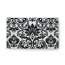 18" x 30" Simply Daisy Alexys French Country Chenille Area Rug, Black