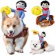 thumbnail image 1 of Cowboy Rider Dog Costume, Funny Dog Halloween costumes, dog clothes for all sizes, 1 of 5