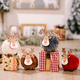 thumbnail image 3 of Christmas Deer Snowman Sleigh Elk Car Snow Landscape Miniature Ornament DIY Miniature Garden Bonsai Crafts Decoration, 3 of 5