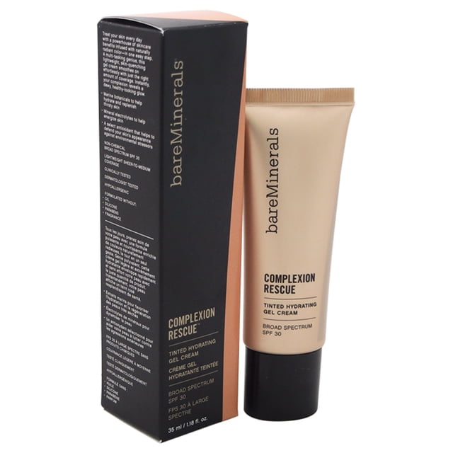 Fundación bareMinerals bareMinerals Complexion Rescue Tinted Hydrating Gel Cream SPF 30 - 07 Tan Fundación Dama 1.18oz