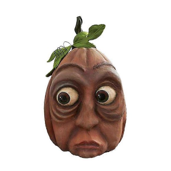 Halloween Expressive Pumpkins,3d Funny Freak Resin Pumpkin Decor,funny Face Pumpkin Ornament, Family Halloween Freak DecorationsScvvd