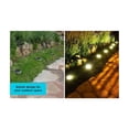 thumbnail image 3 of Luz Solar para Exteriores Disco BLACK+DECKER Paquete de 8 Resistente a la Intemperie, 3 of 8