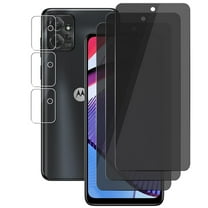 UZWZW (3 3) for Motorola Moto G Power 5G (2023) Privacy Screen Protector Tempered Glass with Camera Lens Protector