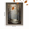 thumbnail image 3 of Qisvanset Autumn Forest Landscape Canvas Wall Art 15.75x11.81 INCHES, 3 of 8
