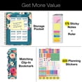 thumbnail image 4 of 2026-2027 Excello Brands 8.5" x 11" Academic Year Hardcover Fashion Planner, Weekly/Monthly, 14 Month, Teal Floral, 4 of 8