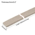 thumbnail image 2 of Uxcell 0.47 Inch x 4.9 Self Adhesive Felt Tape Feet Furniture Strip Roll Beige, 2 of 5