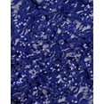 thumbnail image 2 of Zelouf Poly Span Lace W Sequins  , Sewing, DIY, Crafts Fabric by the Yard, Royal, 1 Yard, 2 of 2
