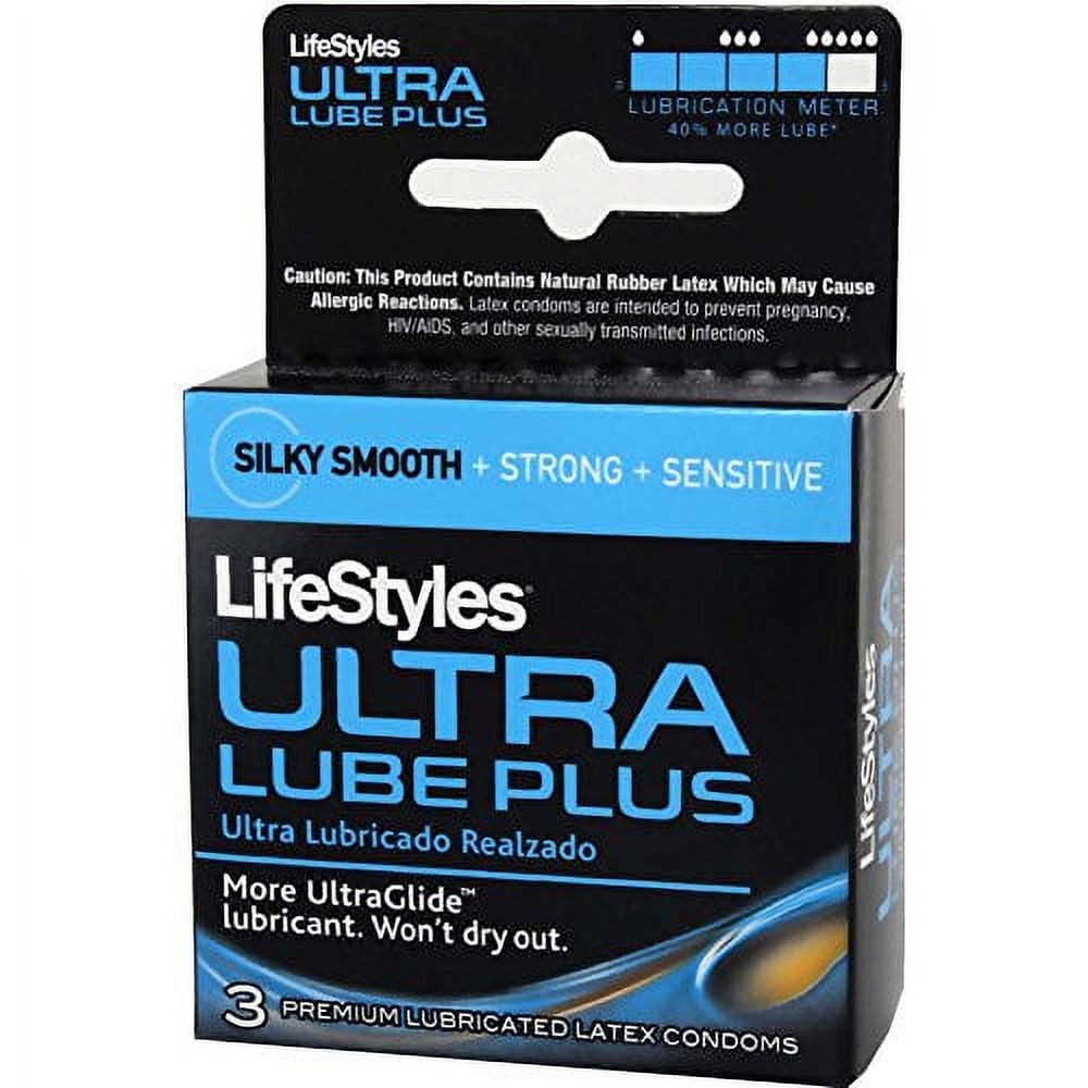 LifeStyles Ultra Lubricated Condoms Latex 3 Each - image 2 of 2