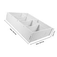thumbnail image 2 of HOOWIFFY Portable Money Box Change Organization White Multi-grid Design 1Pcs for Management, 2 of 8