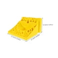 thumbnail image 2 of HOOWIFFY RV Chocks for Travel Trailers Plastic Yellow with Anti Slip 1Pack, 2 of 6