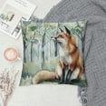 thumbnail image 2 of ONETECH Forest Animals Pillow Covers  Fox Decorative Pillows Case Outdoor for Couch Sofa Room Home Decor, 2 of 5