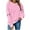 NWY1-Pink, variant on VKOYWKM Women Halloween Sweatshirts Skeleton Graphic Sweatshirts Oversized Long Sleeve Crew Neck Pullover Tops