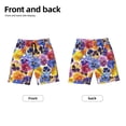 thumbnail image 2 of PAYOHTO Boy Swim Trunks Small Size 7-8 Teens Boy Beach Board Shorts Colorful Flowers Quick Dry Bathing Suit Swimwear, 2 of 9