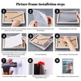 thumbnail image 4 of Marcos de madera Soniuong de 28,4 cm x 38,6 cm para colgar en la pared, 4 of 7