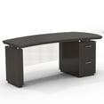 thumbnail image 2 of Safco Products Mayline Sterling 66"W Single Pedestal Right Handed Desk with File/File Pedestal, 2 of 3