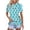 Sky Blue, variant on Trendfront Womens Golf Polo Shirts Short Sleeve Collared Neck All Over Print Funny Golfer Cartoon Casual Performance Tops
