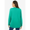 thumbnail image 2 of Woman Within Plus Size Perfect Long-Sleeve Crewneck Tee (Petite Available), 2 of 3