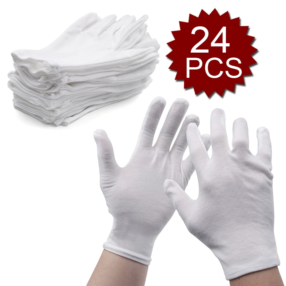 cheap white gloves